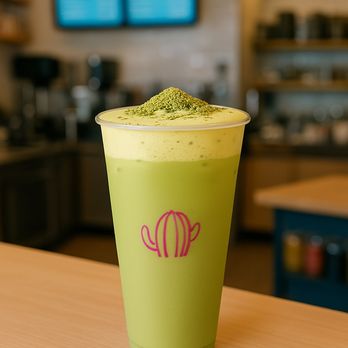 Pink Cactus Tea - Mouse Brûlée Matcha Milk Tea! - Bubble Tea Near Me - Las Vegas, Nevada Pink Cactus Tea - Mouse Brûlée Matcha Milk Tea! - Bubble Tea Near Me - Las Vegas, Nevada
