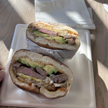 Carlos Bagel Shop - Steak & Egg plain bagel - Bagels Near Me - Hawthorne, New Jersey Carlos Bagel Shop - Steak & Egg plain bagel - Bagels Near Me - Hawthorne, New Jersey
