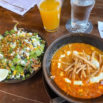 City Built Brewing - Fresh ass salad and white chicken chili - Restaurants Near Me - Grand Rapids, Michigan