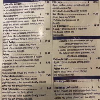 The Mango Peel - Menu - Mexican Near Me - Elkin, North Carolina