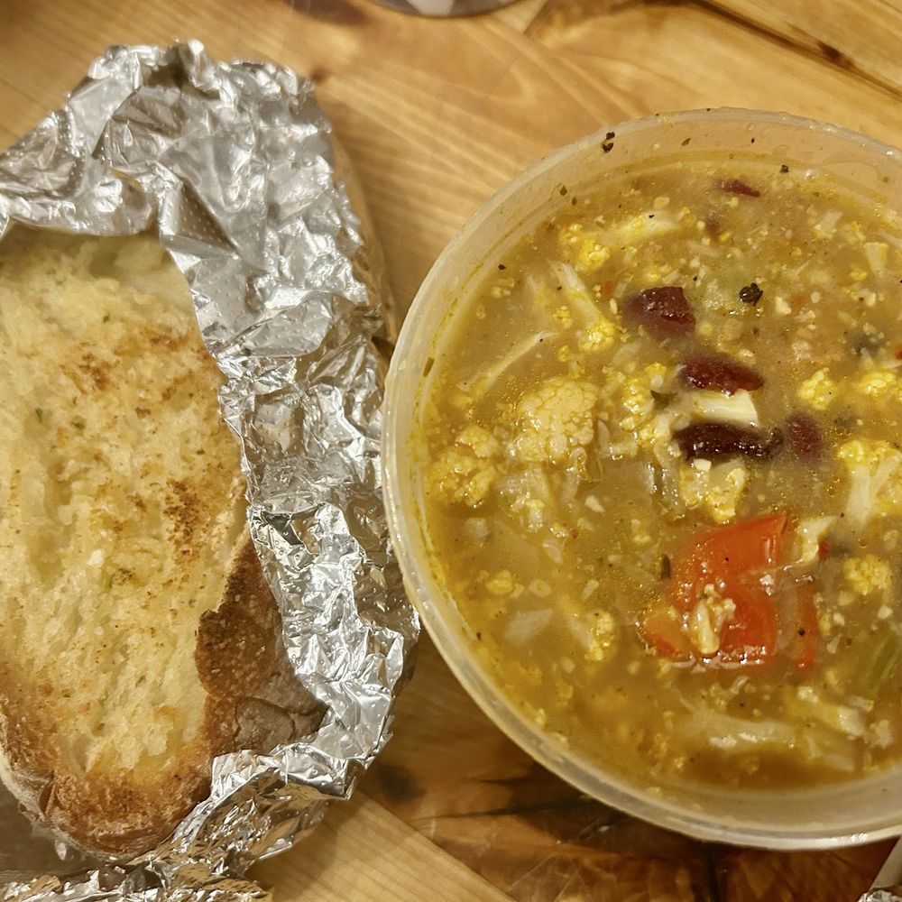 CoKiea's Kitchen - Gumbo with garlic butter bread. Oh my! Enough said. - Vegan Near Me - Portland, Oregon CoKiea's Kitchen - Gumbo with garlic butter bread. Oh my! Enough said. - Vegan Near Me - Portland, Oregon