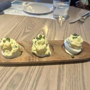 Summer House - Potato Salad Deviled Eggs - New American Near Me - Las Vegas, Nevada Summer House - Potato Salad Deviled Eggs - New American Near Me - Las Vegas, Nevada