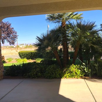 Advantage Landscape - Outside the front door - a tropical paradise! - Landscaping Near Me - Las Vegas, Nevada
