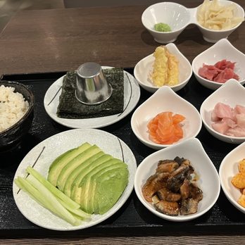 Gurume Sushi - DIY hand roll. This to-go item had us come eat again but inside restaurant! Fun concept! - Japanese Near Me - Irvine, California