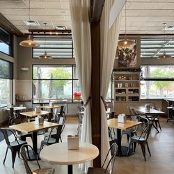 Part of the indoor seating area. There's also outdoor seating.