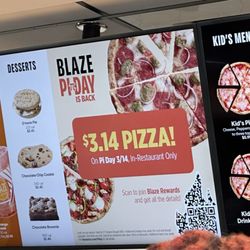 Blaze Pizza - Special deal for March 14th