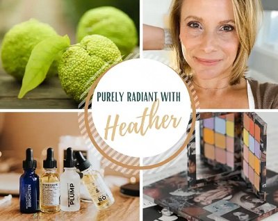 Purely Radiant with Heather Logo