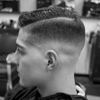 BHKA Barbershop - Medium skin fade weight on the sides casual comb over fade - Barbers Near Me - Rancho Cucamonga, California BHKA Barbershop - Medium skin fade weight on the sides casual comb over fade - Barbers Near Me - Rancho Cucamonga, California