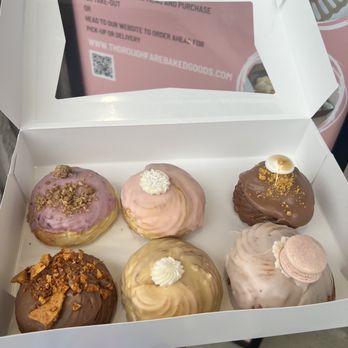 Thoroughfare Baked Goods - a box of doughnuts - Desserts Near Me - Beaumont, Alberta Thoroughfare Baked Goods - a box of doughnuts - Desserts Near Me - Beaumont, Alberta