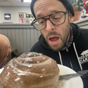 BBD2 Diner - A man with complete satisfaction - one of his best days on earth - Breakfast & Brunch Near Me - Tulsa, Oklahoma