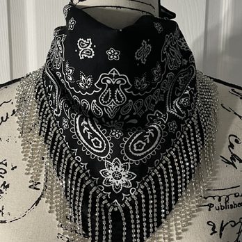 Cyndez Designs - Rhinestone Scarf - Children's Clothing Near Me - Bakersfield, California Cyndez Designs - Rhinestone Scarf - Children's Clothing Near Me - Bakersfield, California