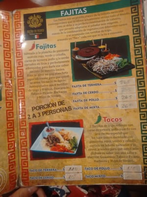 Menu photo 1 Guanajuato Río Ceballos, X