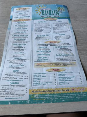 Menu photo 6 LuLu's Gulf Shores Gulf Shores, AL Menu photo 6 LuLu's Gulf Shores Gulf Shores, AL