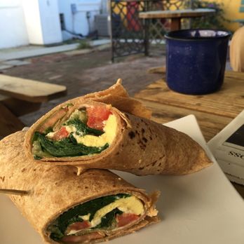Hyper Coffee - Spinach n egg wrap - Coffee & Tea Near Me - Arcadia, California Hyper Coffee - Spinach n egg wrap - Coffee & Tea Near Me - Arcadia, California
