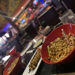 Kublai Khan - I created my own bowls... got sushi.. and a few drinks.