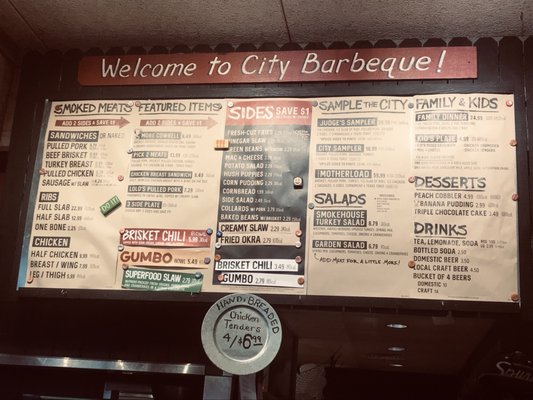 Menu photo 3 City Barbeque Garner, NC Menu photo 3 City Barbeque Garner, NC