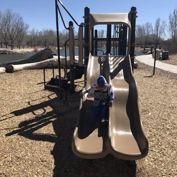Tingley Beach - Little playground for the young ones. - Beaches Near Me - Albuquerque, New Mexico