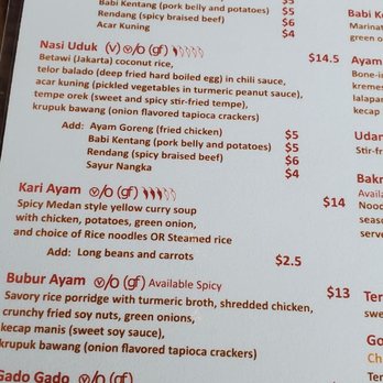 Wajan - Menu - Indonesian Near Me - Portland, Oregon Wajan - Menu - Indonesian Near Me - Portland, Oregon