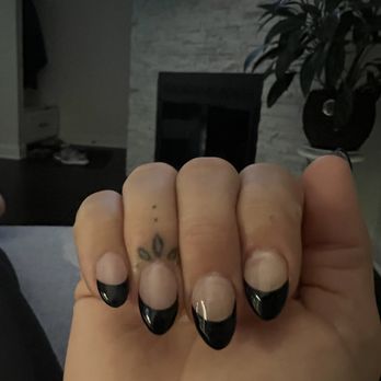 VIP Nails & Spa III - No chip full set almond shape - Nail Salons Near Me - Homer Glen, Illinois