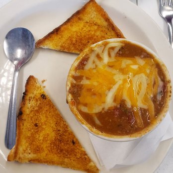 Oscar's Cafe - Cup of red chili with Texas toast - Breakfast & Brunch Near Me - Durango, Colorado Oscar's Cafe - Cup of red chili with Texas toast - Breakfast & Brunch Near Me - Durango, Colorado