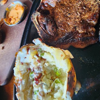Outback Steakhouse - Steak had great seasoning but cooked into a piece of leather. Bone-In New York Strip* 16 oz. - Steakhouses Near Me - Stockbridge, Georgia Outback Steakhouse - Steak had great seasoning but cooked into a piece of leather. Bone-In New York Strip* 16 oz. - Steakhouses Near Me - Stockbridge, Georgia
