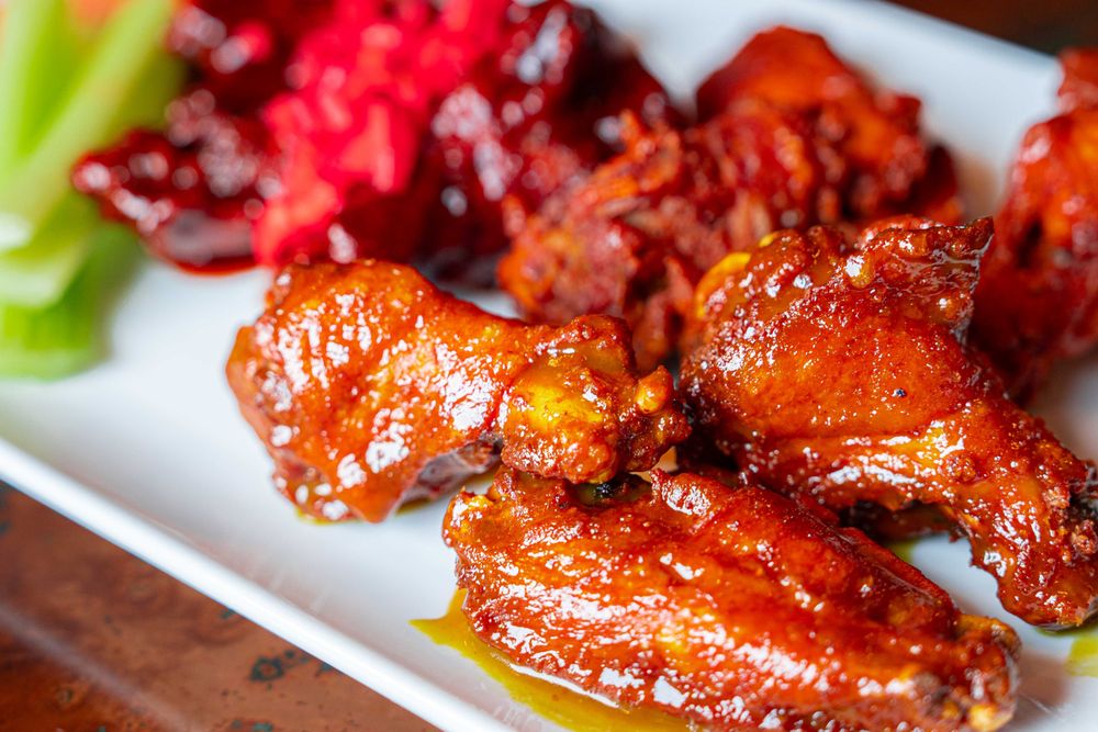 Food from Wingman Birdz + Brewz