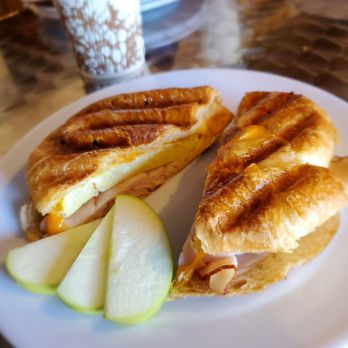 Coffee On the River - Smoked turkey, egg, and cheddar breakfast sandwich - Coffee & Tea Near Me - Lansing, Iowa