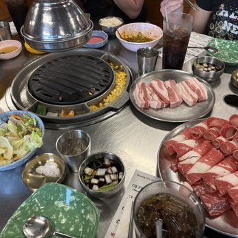 Baekjeong - Irvine - Holding Beef and Pork Combo thanks Mark for hooking us up - Korean Near Me - Irvine, California Baekjeong - Irvine - Holding Beef and Pork Combo thanks Mark for hooking us up - Korean Near Me - Irvine, California