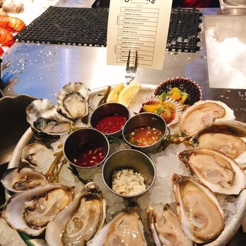 Water Grill - Denver - Oyster sampler - Seafood Near Me - Denver, Colorado Water Grill - Denver - Oyster sampler - Seafood Near Me - Denver, Colorado