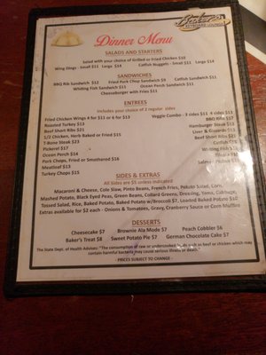 Menu photo 6 Bakers Keyboard Lounge Detroit, MI