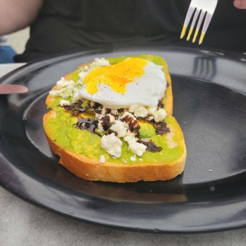 Rooster Café - Avocado toast with balsamic drizzle and a poached egg - Breakfast & Brunch Near Me - Costa Mesa, California Rooster Café - Avocado toast with balsamic drizzle and a poached egg - Breakfast & Brunch Near Me - Costa Mesa, California