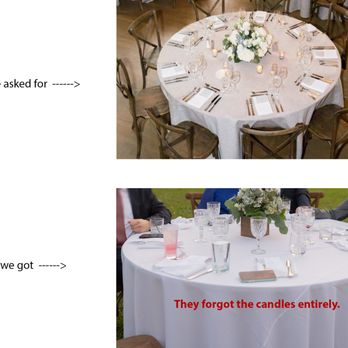 Top's Events - We supplied more than 100 candles that were not placed around the reception. - Party & Event Planning Near Me - Miami, Florida