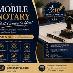 AM Mobile Notary Public Services