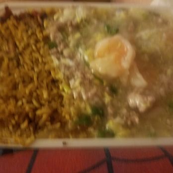 Good Taste - Shrimp with lobster sauce with pork fried rice. Sooo good! - Chinese Near Me - Tenafly, New Jersey