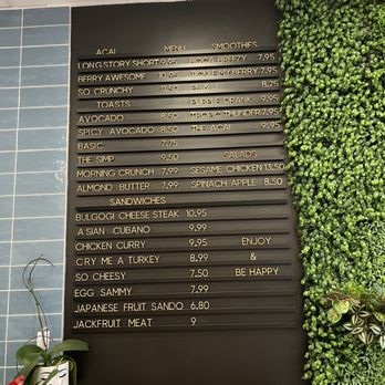 Long Story Short Cafe - Menu - Coffee & Tea Near Me - Boca Raton, Florida