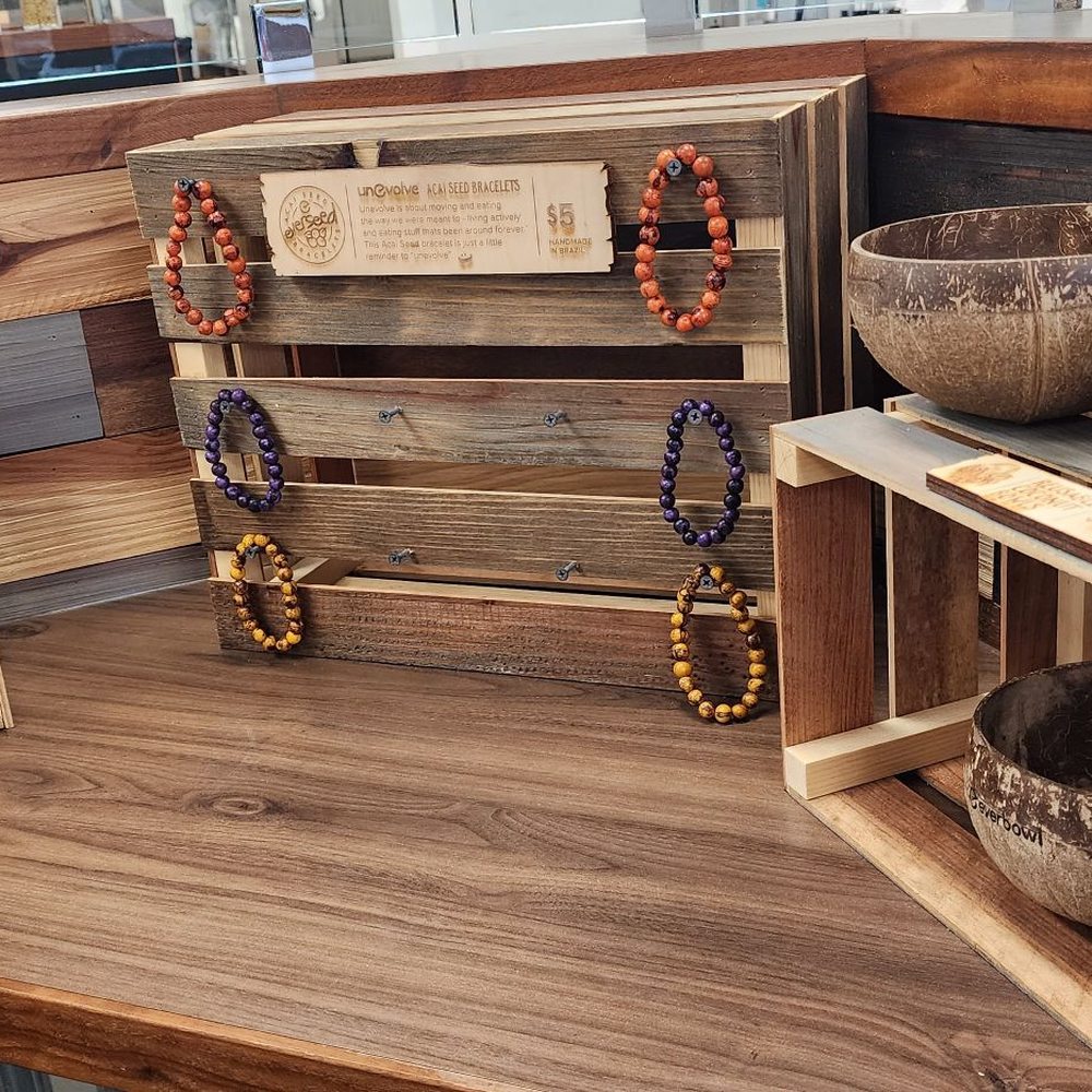 Everbowl - Repurposed coconut shells (bowls), colorful acai seed bracelets and a banana cutter. - Acai Bowls Near Me - Corona, California Everbowl - Repurposed coconut shells (bowls), colorful acai seed bracelets and a banana cutter. - Acai Bowls Near Me - Corona, California
