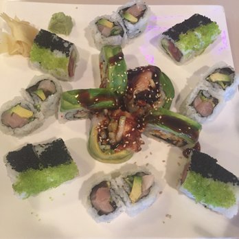Monster Sushi - Yellowtail special, wasabi roll, dragon roll - Sushi Bars Near Me - Morristown, New Jersey Monster Sushi - Yellowtail special, wasabi roll, dragon roll - Sushi Bars Near Me - Morristown, New Jersey