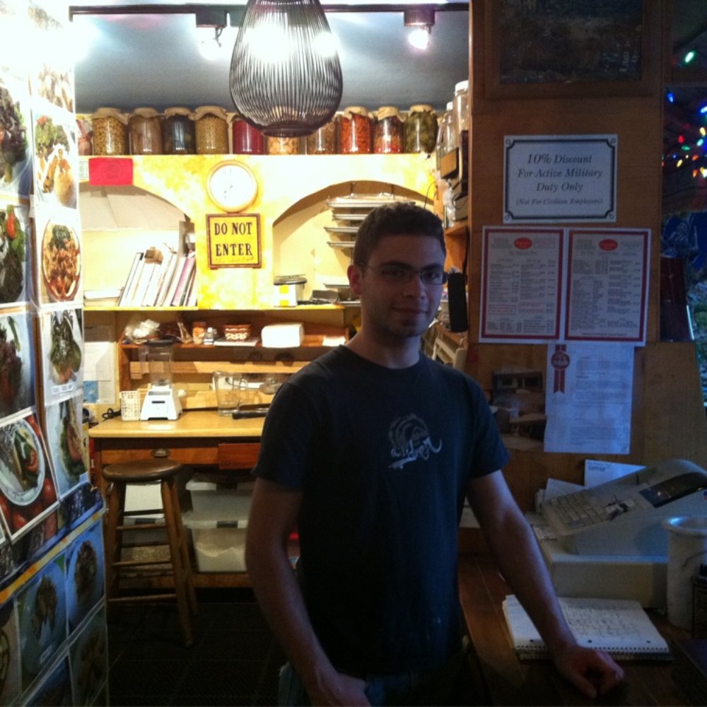 Paprika Cafe - Owner's son .. Learning the tricks of the trade - Mediterranean Near Me - Monterey, California