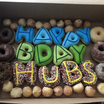 5am Donut - a happy birthday box of doughnuts - Donuts Near Me - The Colony, Texas
