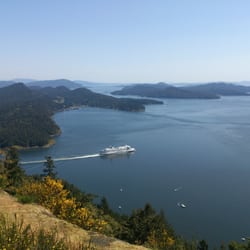 Mount Galiano - Mount Galiano view of active pass with Mayne, Pender, and San Juan Islands