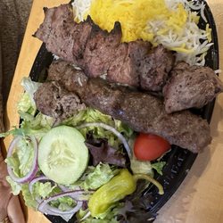 Moby Dick House of Kabob - Moby's Combo III - half rice/salad