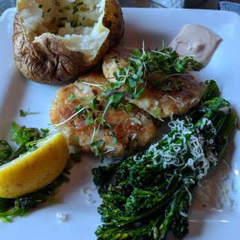Big Wave Cafe - The crab cake entree - Seafood Near Me - Manzanita, Oregon Big Wave Cafe - The crab cake entree - Seafood Near Me - Manzanita, Oregon