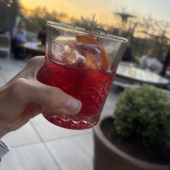 Terra - Cheers! Pomegranate margarita - Cocktail Bars Near Me - Los Angeles, California
