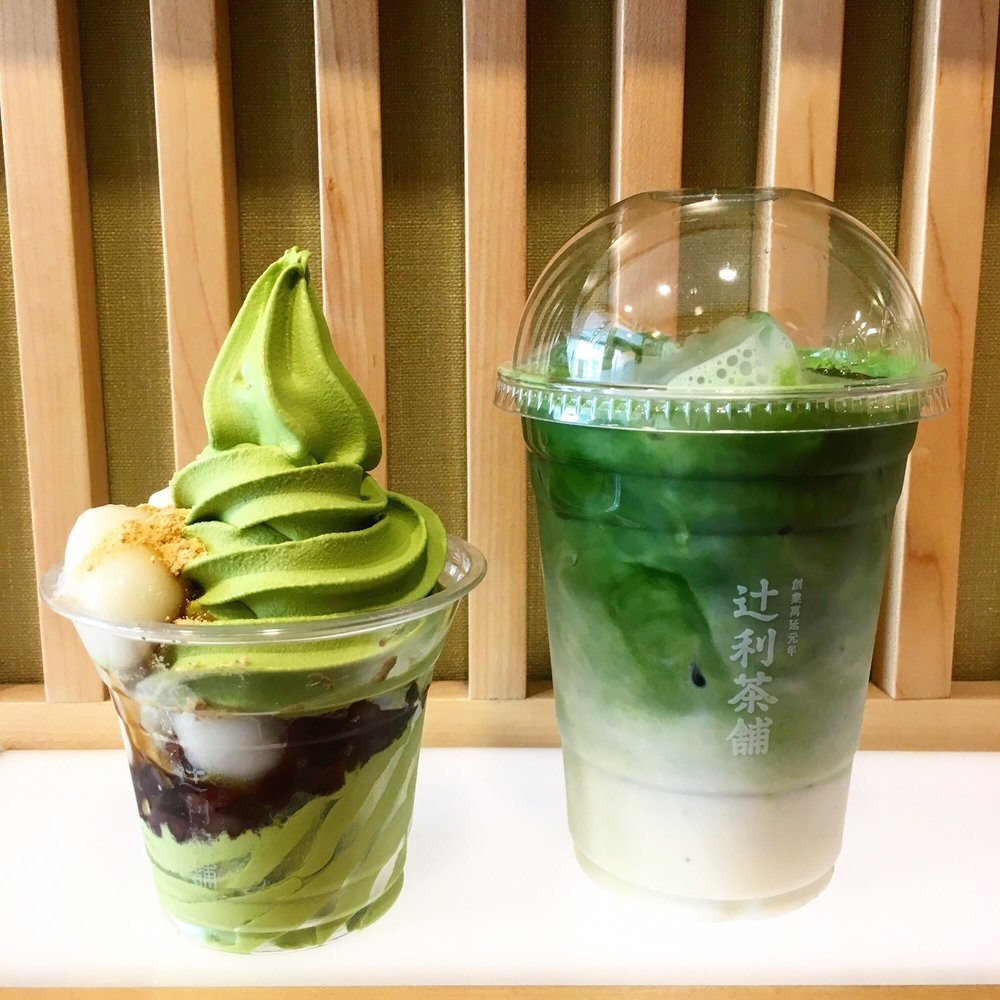 Tsujiri - Shiratama parfait and matcha latte - Tea Rooms Near Me - Toronto, Ontario Tsujiri - Shiratama parfait and matcha latte - Tea Rooms Near Me - Toronto, Ontario