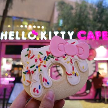 Hello Kitty Cafe - Hello Kitty sugar cookie - Desserts Near Me - Las Vegas, Nevada