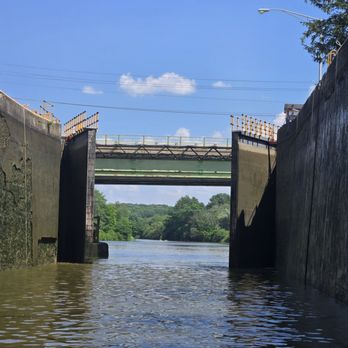 Sam Patch Tour Boat - The doors of the lock opening. - Boat Charters Near Me - Pittsford, New York Sam Patch Tour Boat - The doors of the lock opening. - Boat Charters Near Me - Pittsford, New York