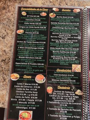 Menu photo 6 Pueblo Alegre Mex grill Banning, CA