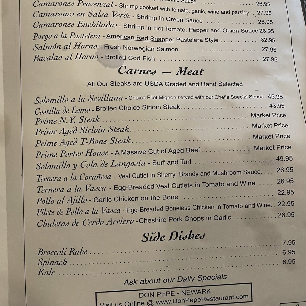 Don Pepe - Spanish Near Me - Newark, New Jersey