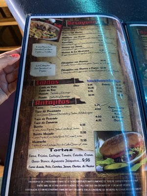 Menu photo 1 Costa Azul Restaurant Santa Ana, CA