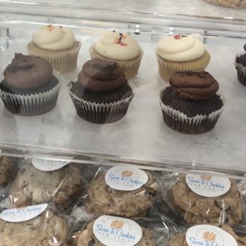 The Tastry Shop - The Tastry Shop's cupcakes on display at Main Street Coffee and Treats - Desserts Near Me